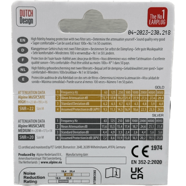 musicsafe тампони бучава